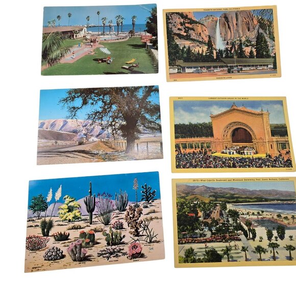 Vintage Postcard Collection Of 12 Pieces Various Locations Landmarks LI634 - Picture 5 of 10